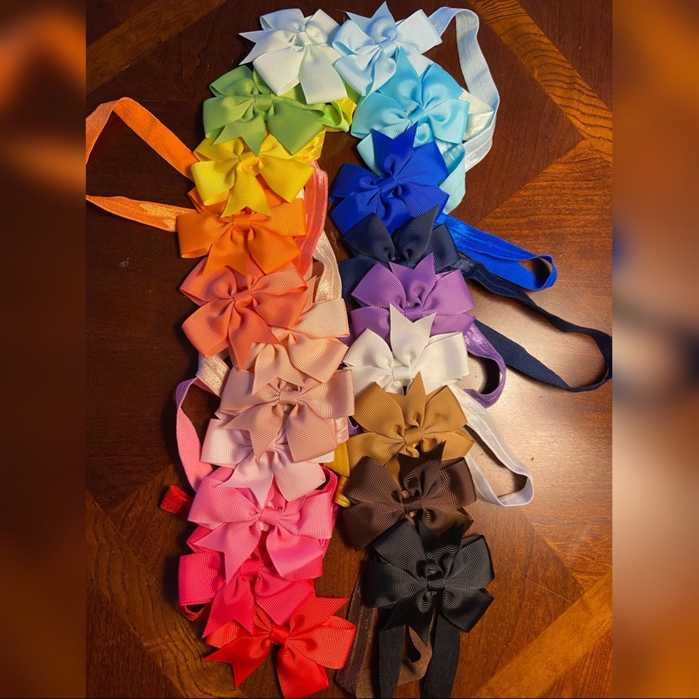 Baby Girls 3 inch Headbands 20 Colors